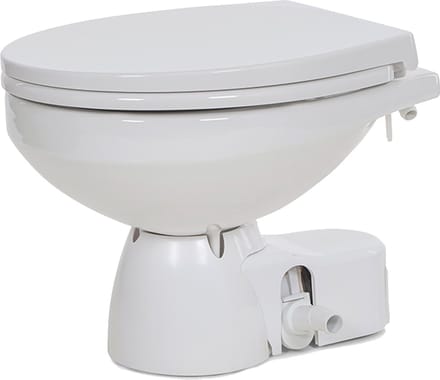 Jabsco 12V Toilet Quiet Flush E2 met Pomp en standaard Toiletpot | 38245-4192