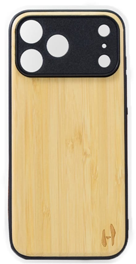 Houten TPU case, iPhone 17 Pro Max Bamboe