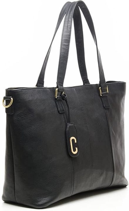Chabo Chabo Dames laptoptas - 17 inch - Werktas A4 - Leer - Zwart