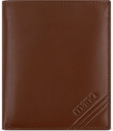 mano Leren Portemonnee Don Antonio RFID Coin Wallet Cognac Terracotta