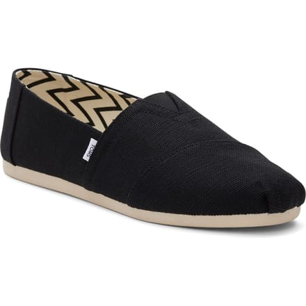 TOMS Alpargata Classic Katoenen Zwarte Espadrilles Voor Mannen