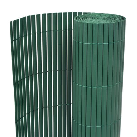 vidaXL - Tuinafscheiding - dubbelzijdig - 90x500 - cm - PVC - groen
