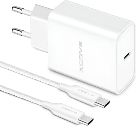 Snellader Set - 20W Power Delivery - 1 Meter - USB C naar USB C Oplader met Kabel - Xssive Origineel