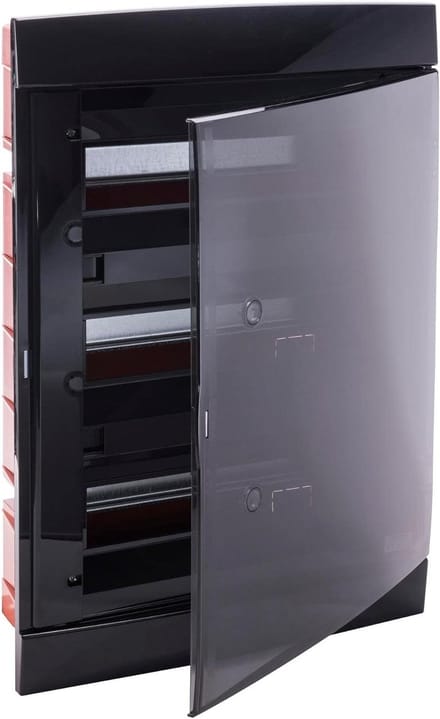 Distributie Verdeelkast - Zwarte Toner - Elektrische Installatie - 36 Modules - IP40 - Zwart