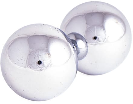 Qi Gong ballen zilverkleur 40 mm