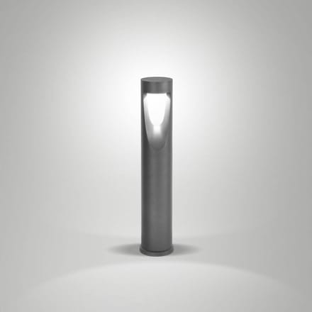 Fabas Luce LED tuinpadverlichting Teo, 60 cm hoog, zwart, metaal, IP65