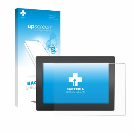 upscreen - Screenprotector voor WAGO Web Panel 400 762-3404 - Folie Beschermfolie transparant antibacterieel