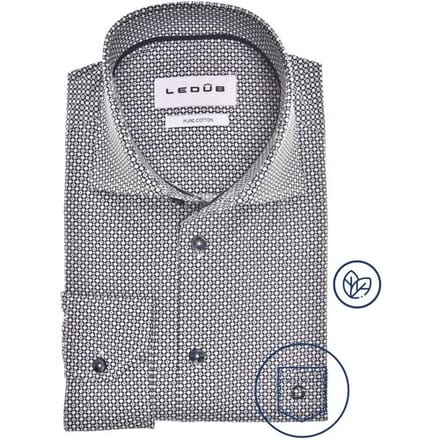 Ledûb Overhemd Enchanted Graphic Donker Blauw / male