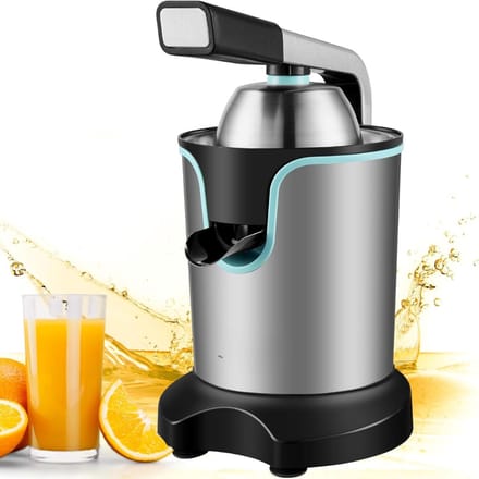 TIM® Citrusperselectrisch-Citruspers-Sinaasappelpers-Zilver-‎16cmx22cmx28cm