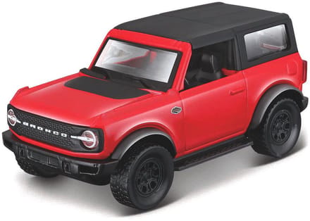 Maisto Ford Bronco - Modelauto - Schaal 4,5" - Rood/Zwart