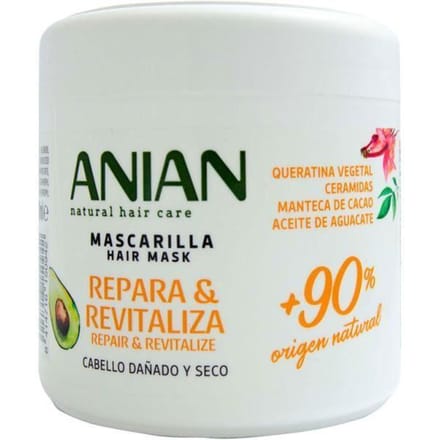 Haarmasker - ANIAN - Herstelt & Revitaliza - 350 ml - Beschadigd haar - Vrouw