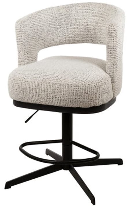 Barstoel Bruce draaipoot 360 verstelbaar - Coco Salt 'n Pepper