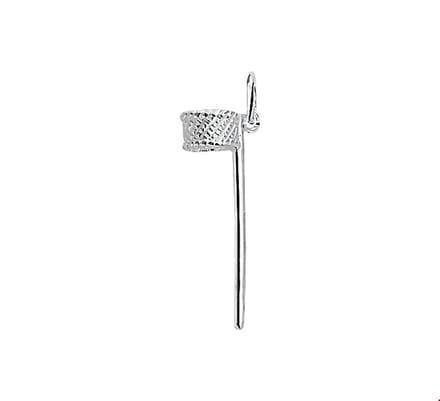 Robimex Collection Hanger Korfbalpaal Zilver