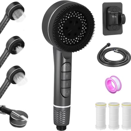 MRKK® Douchekop met Slang - Doucheset - Waterbesparend - Zwart