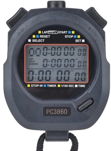 Allecto - Sportstopwatch-timer - 1/100 Seconde Stopwatch - groot