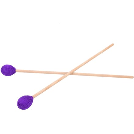 1 Paar Marimba Stokken Mallets Beuken Handvat Xylofoon Instrument Accessoires Gemengd GarenPaars beige