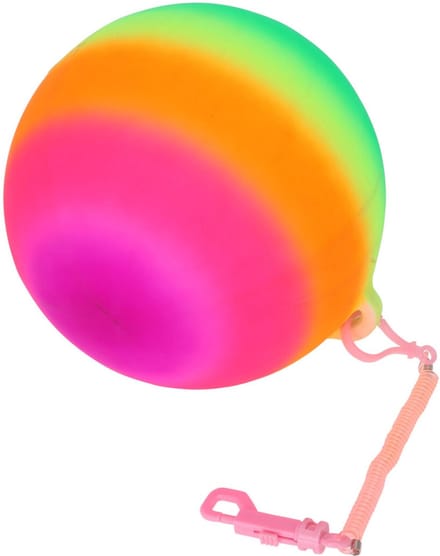 Regenboog Bungeebal aan Koord