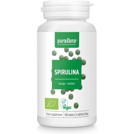 Purasana Spirulina 500 mg 180 tabletten