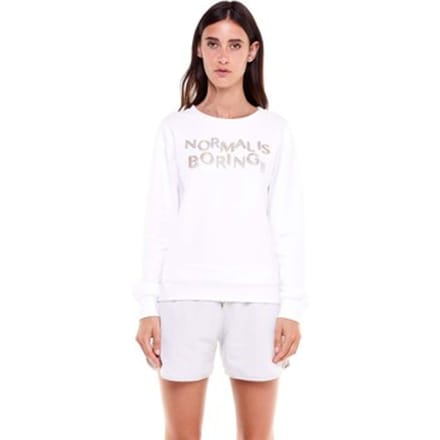 Sweaters Leone 1947 Woman Crewneck Gold Silver