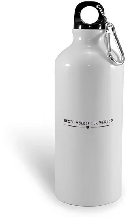 Hacebo® - Beste moeder ver waterfles - Moeder - mama - moederdag - water fles - 500ML