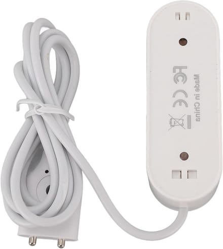 Slimme Waterdetector - Leksensor Alarm - Waterschade Voorkomen - Realtime Meldingen - 8.99 x 6.99 x 3 cm - Wit