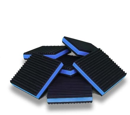 DiversiTech Airco Buitenunit Trillingsdemper Mat 10x10cm - 2,2cm dik - Set van 6 stuks