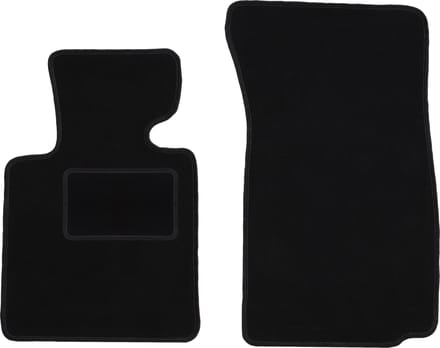 Zwarte velours vloermatten voor: BMW Z4 E86 coupé (2002-2008)