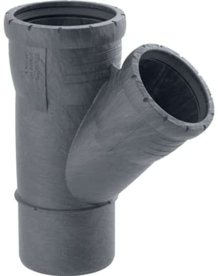 Geberit Silent-Pro aftakking 45°, DN 100 / 70, 393.533.14.1