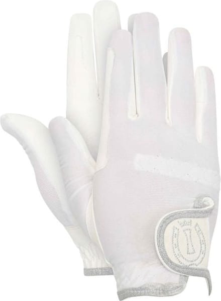 Imperial Riding - Handschoenen Summer Snap - Magnetische Sluiting - Wit - S