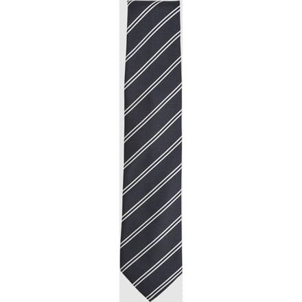 Reiss Stripe Silk Blend Tie Navy Taglia: OS | Cravatte Outlet | Uomo | Blu