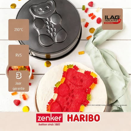 Springvorm met scharnier 26 cm Zenker Haribo