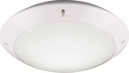 LED Plafondlamp - Badkamerlamp - Torna Camiro - Opbouw Rond - Waterdicht IP54 - E27 Fitting - Mat Wit - Kunststof