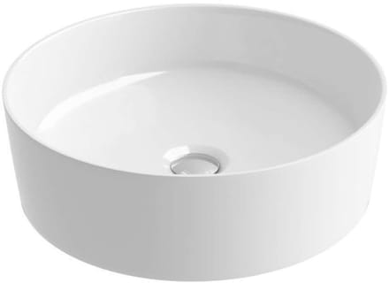 Ravak UNI - Waskom Slim op blad, diameter 40 cm, wit XJX01140002
