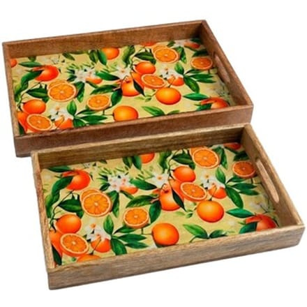 Schaaltjes en manden Signes Grimalt Oranje Trays 2U
