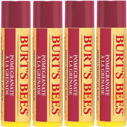 Burt´s Bees - Lippenbalsem Pomegranate - 4 pak.