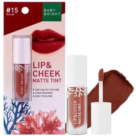 Baby Bright - Lip & Cheek Matte Tint 15 Dry Leaf
