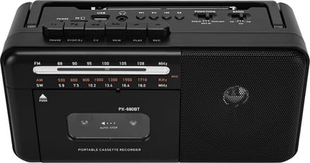 Draagbare Retro Cassetterecorder met Meerdere Functies en Radio-ondersteuning