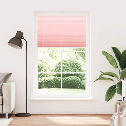 vidaXL - Plissé - rolgordijn - 115x200cm - stofbreedte - 114,4cm - polyester - roze