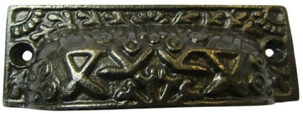 Rectangular Inca Cup handle Antique on Iron