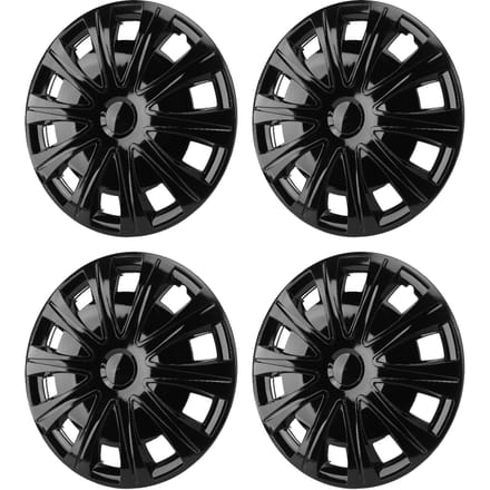 4 Stuks 17-inch Auto Naafkap Sportieve Look Beschermend Eenvoudige Installatie Wielnaafkap Afdekking voor Focus Transit Connect gray