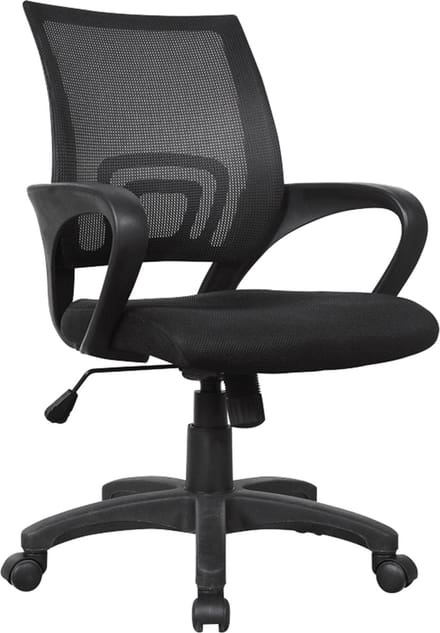 Linea bureaustoel - Felluca - met armleuning - zwart