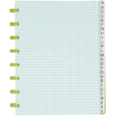 Atoma repertorium, ft A5, transparant, geruit 5mm