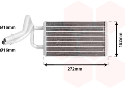 Van Wezel - KACHEL RADIATEUR VOOR FORD TRANSIT 2000-2006 4042576