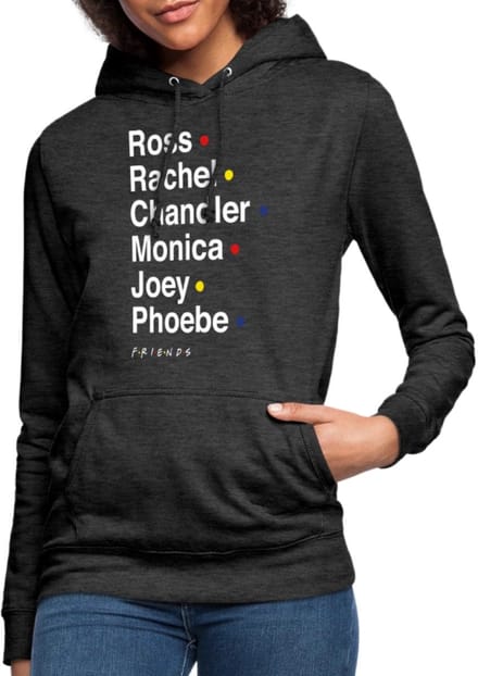 Friends Characters Names Hoodie Dames