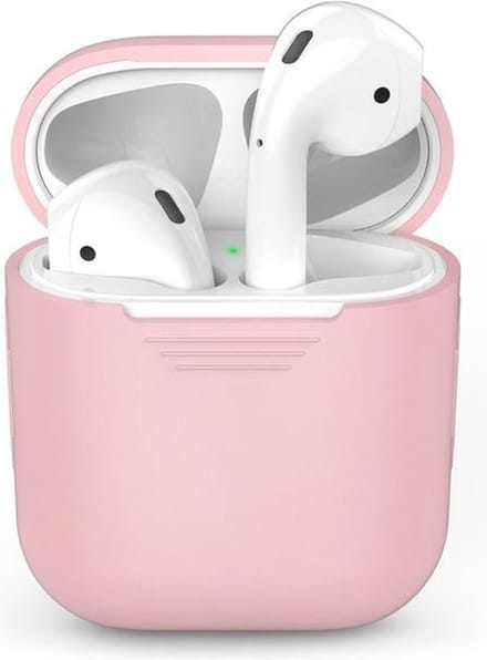 Siliconen case | geschikt voor airpods | licht roze