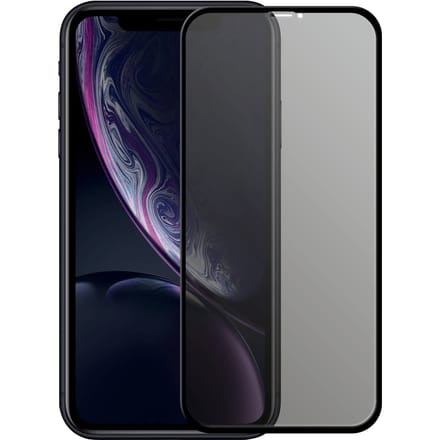 iPhone XR Privacy screenprotector gehard glas Edge to Edge