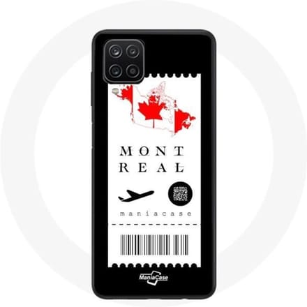 Coque Samsung Galaxy A12 Billet d'avion Montreal