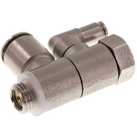 12mm & G1/4'' Indirect Gestuurde Vernikkeld Messing Terugslagklep Buitendraad Insteekkoppeling 0.5-10 bar