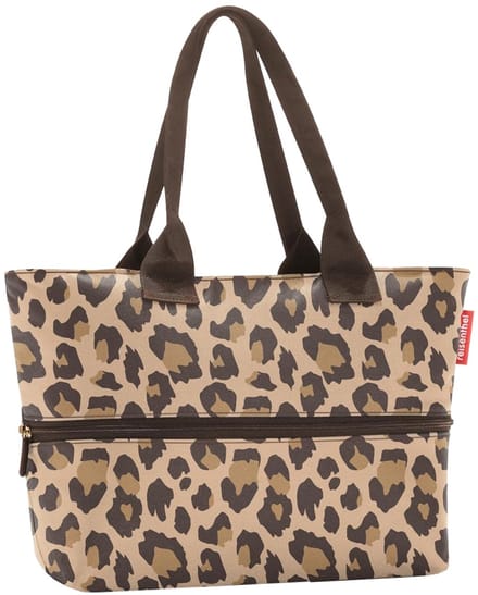 Reisenthel Shopper E1 Shopper Schoudertas - 12L - Leo Macchiato Bruin