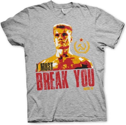 Rocky Heren Tshirt -M- I Must Break You Grijs